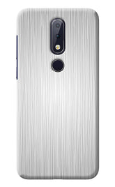 Wooden Grey Texture Nokia 6.1 plus Back Cover